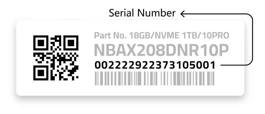 Contoh Serial Number