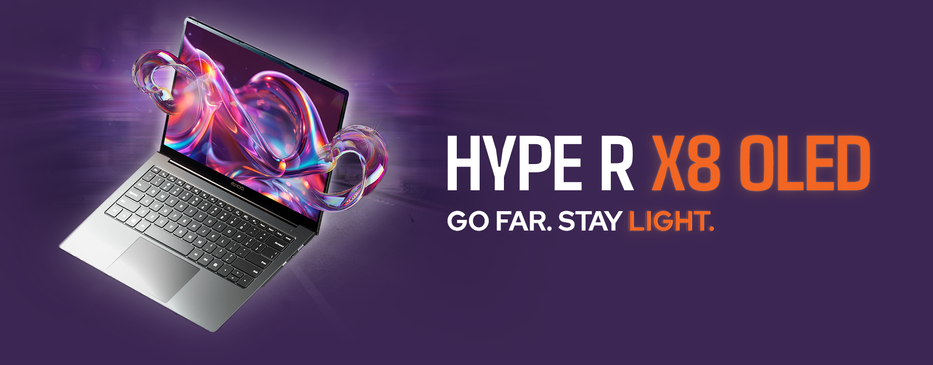 axioo hype r x8 oled | laptop oled 8 jutaan